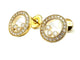Boucles d'oreilles CHOPARD. Collection "Happy Diamonds Icons", boucles d'oreilles or et diamants 58 Facettes