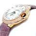 CARTIER watch - BALLON BLUE ROSE GOLD DIAMOND WATCH 58 Facettes Cart shows