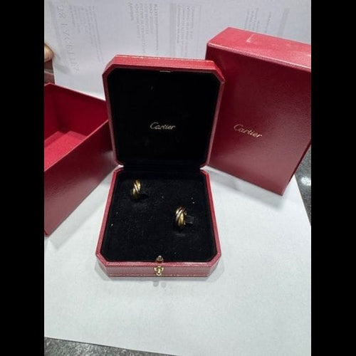 Boucles d'oreilles Cartier Boucles D'Oreilles Cartier Collection Trinity 58 Facettes 4481