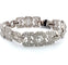 Bracelet Superbe bracelet Art Déco en platine avec diamants 58 Facettes