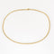 Collier Longue chaîne en or rose à maille ronde 58 Facettes FON18031