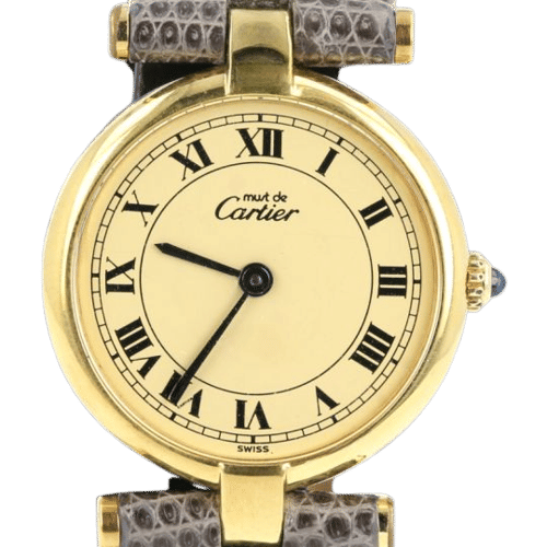 Montre Cartier Montre Must De Cartier Vermeil 58 Facettes MT44881