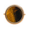 Bague 53 Ginette NY Bague Ever Tiger Eye Disc Ring Or rose Œil de tigre 58 Facettes 4970140RV