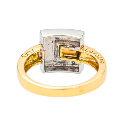 Bague 53 Guy Laroche Bague  Or jaune, Or blanc 58 Facettes 4036612CN