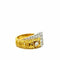 Bague 56 Bague or jaune et diamants 58 Facettes 1.0000206/1