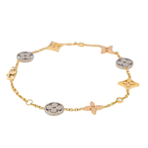 Bracelet Louis Vuitton Bracelet Blossom Or jaune, Or blanc, Or rose Diamant 58 Facettes 4045777CN