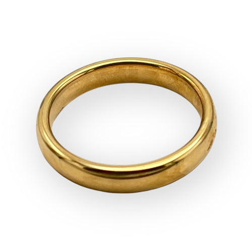 Bague 51 Alliance en or blanc 750 poli 58 Facettes 149065051