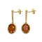 Maison Juliette Paris - Boucles d'Oreilles Dormeuses or jaune, Citrines, Diamants, Saphir, Rubis