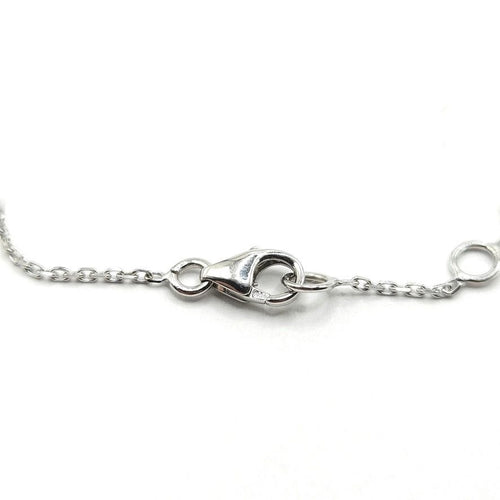 Bracelet Bracelet or blanc serti de diamants signé Ely Bela 58 Facettes