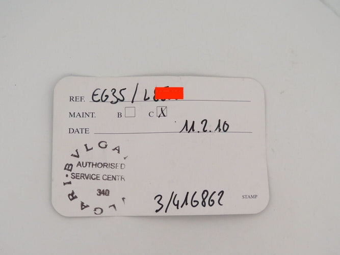 Montre montre BULGARI ergon eg35s 35 mm automatique acier brosse 58 Facettes 272370