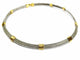 Collier FRED - Collier or et acier 58 Facettes