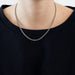 CHOPARD necklace - White gold chain link necklace 58 Facettes