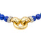 Collier Collier Or jaune, Or blanc Lapis lazuli, Diamant 58 Facettes 3243856CN