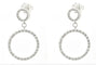 Boucles d'oreilles Boucles d'oreilles créoles serties de diamants de 0,40 carat 58 Facettes 8478