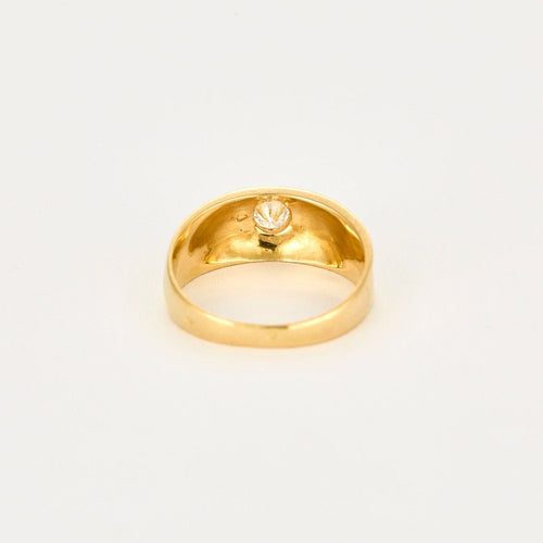 Bague 55 Bague or jaune diamant 58 Facettes