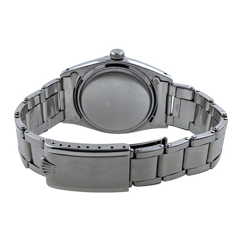 Bague Rolex Explorer 6610 Gilt Chapter Ring 1958 Stainless Steel Oyster Case Cross Crown 58 Facettes