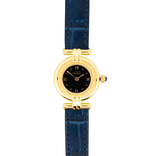 Cartier Must Colisée - Black roman dial 58 Facettes