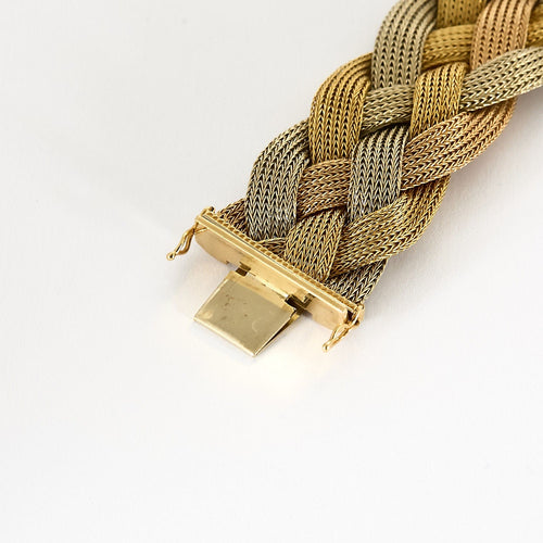 Bracelet Bracelet en ors tressés 58 Facettes AUX1204