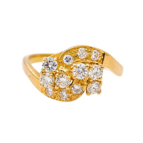 Bague 56 Bague Or jaune Diamant 58 Facettes 578214CD
