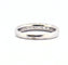 Bague 53 Demi-Alliance T51 en or blanc et diamants 58 Facettes
