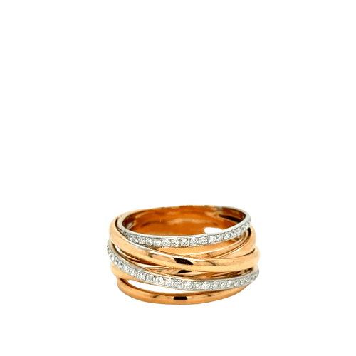 Bague 56 Bague Or Rose et Diamants 58 Facettes 1.0000227/4