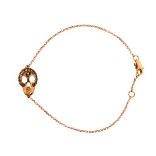 Bracelet Bracelet Or Rose Diamants Noirs STEFFERE Haute Joaillerie 58 Facettes