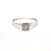 Bague 56 Bague en Or blanc et Diamants 58 Facettes