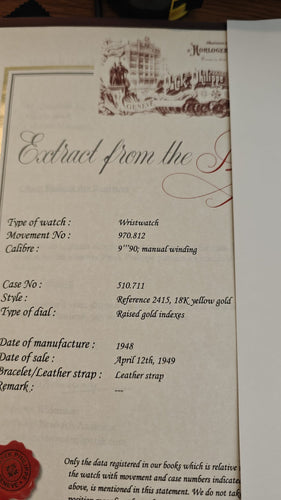 Montre Patek Philippe - Montre Gondolo ref. 2415 58 Facettes