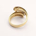 Ring 56 18-carat yellow gold ring set with 0.54-carat diamonds 58 Facettes