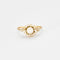 Bague 58 Bague perle et diamants en or jaune 58 Facettes