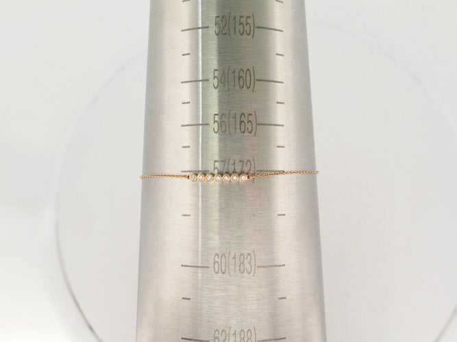 Bracelet bracelet VANESSA TUGENDHAFT 7 diamants 0.1ct prince3 17cm or rose 18k 58 Facettes 272155