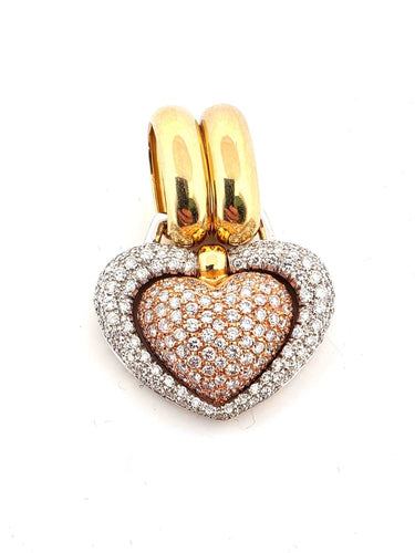 Pendentif Pendentif chimento en or jaune 18 carats avec diamants 58 Facettes