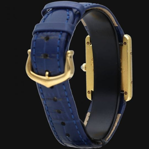 Montre Cartier Montre Tank Vermeil Must De Cartier Vermeil 58 Facettes MT43337
