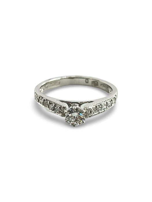 Bague 53 Bague solitaire or et diamants 0,38 ct 58 Facettes