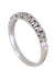 Bague 57 Demi-alliance diamants 58 Facettes 089701