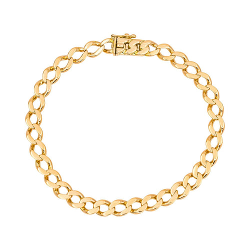 Bracelet Maille Gourmette  Or rose