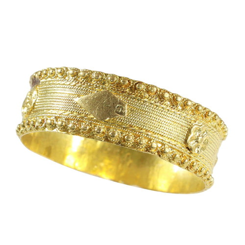 Alliance ancienne en or 18 carats, vers 1820 – Portez un morceau d'histoire, ressentez l'amour