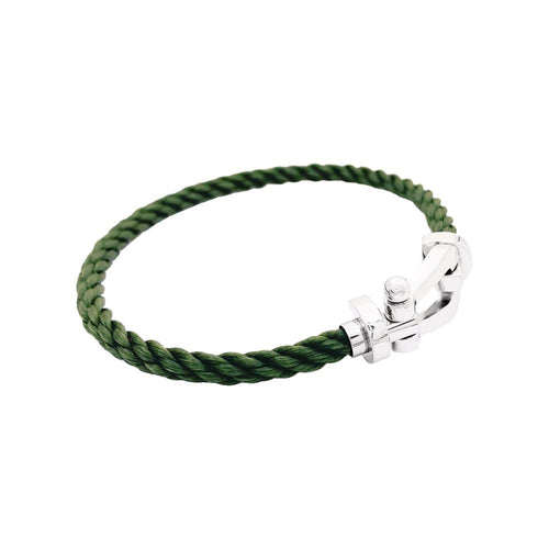 Bracelet Bracelet Fred, "Force 10", or blanc, corderie. 58 Facettes 35211