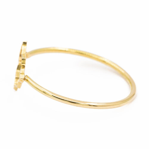 Bague 53 Bague Transparence Or jaune 58 Facettes 578921RV