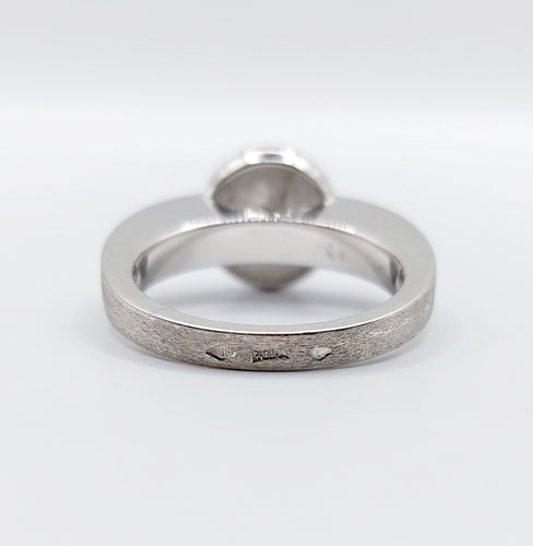 Bague 52 Bague joaillier PAGLIANI or gris diamant gris de 3,50 carats 58 Facettes A01232