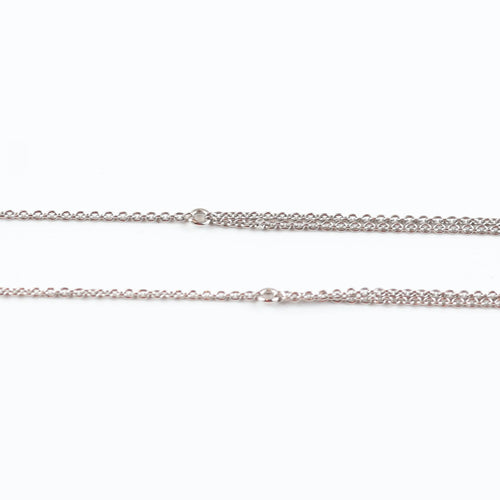 Collier Collier ras du cou en or blanc 18 carats serti de diamants taille brillant 58 Facettes 131366AB