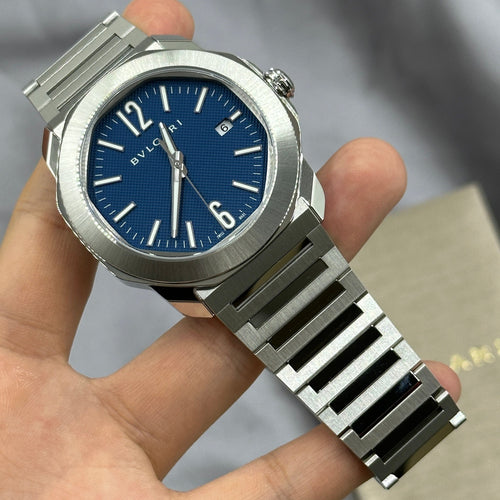 Montre BULGARI - Montre Octo Roma 103739 BLEU 58 Facettes