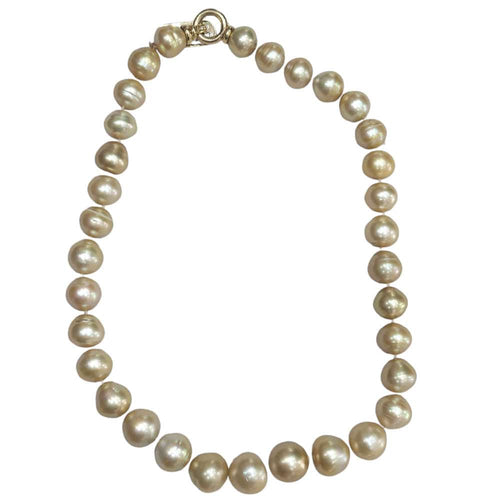 Collier Collier de perles dorées 58 Facettes COP45