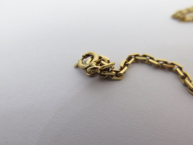 Collier collier chaine mailles forcat t 55 cm en or jaune 18k 14gr 58 Facettes 271651