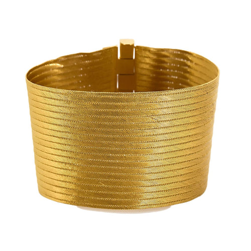 Bracelet Bracelet ruban en or jaune 58 Facettes PRG1799