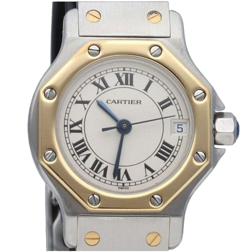 Montre Montre Cartier Santos Ronde Octogonale PM 58 Facettes MT41577