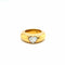 Bague Bague en or jaune avec diamant en forme de cœur de 1 carat 58 Facettes