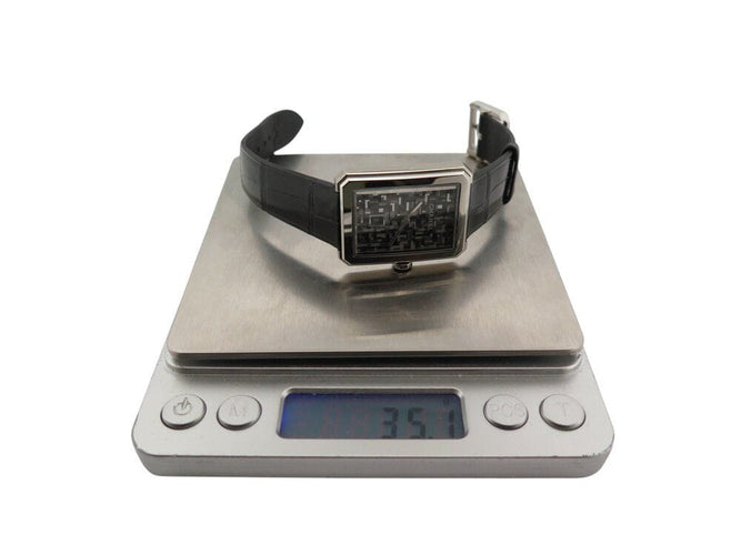 Montre montre CHANEL boyfriend h6128 collector quartz acier alligator 58 Facettes 269060