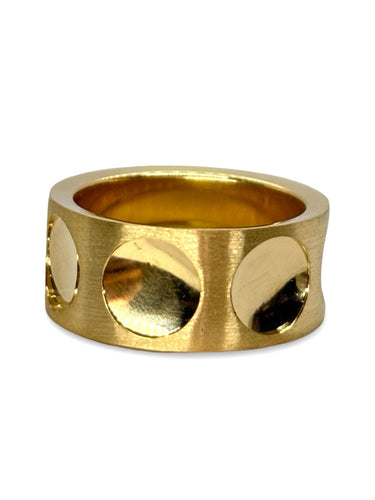 Bague Louis Vuitton Empreinte or jaune et diamants