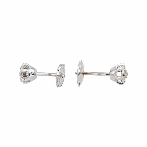 Boucles d'oreilles Boucles d'oreilles  Puces Or blanc Diamant 58 Facettes 4870153CN